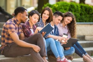 Students Outdoors